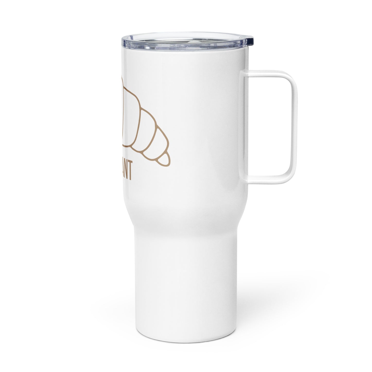 Croissant Travel mug with a handle