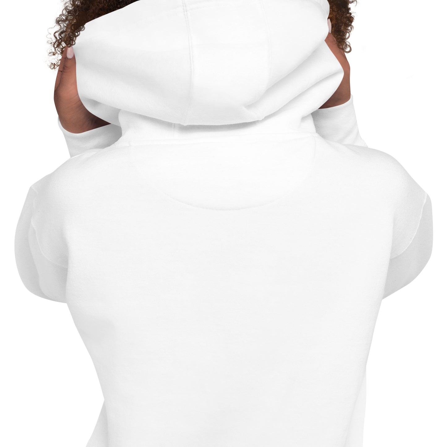 White Croissant Unisex Hoodie