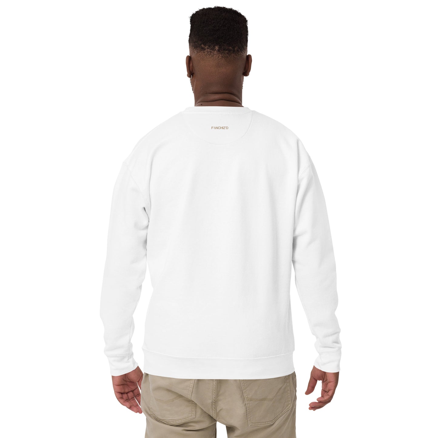 Gold Croissant Unisex Premium Sweatshirt