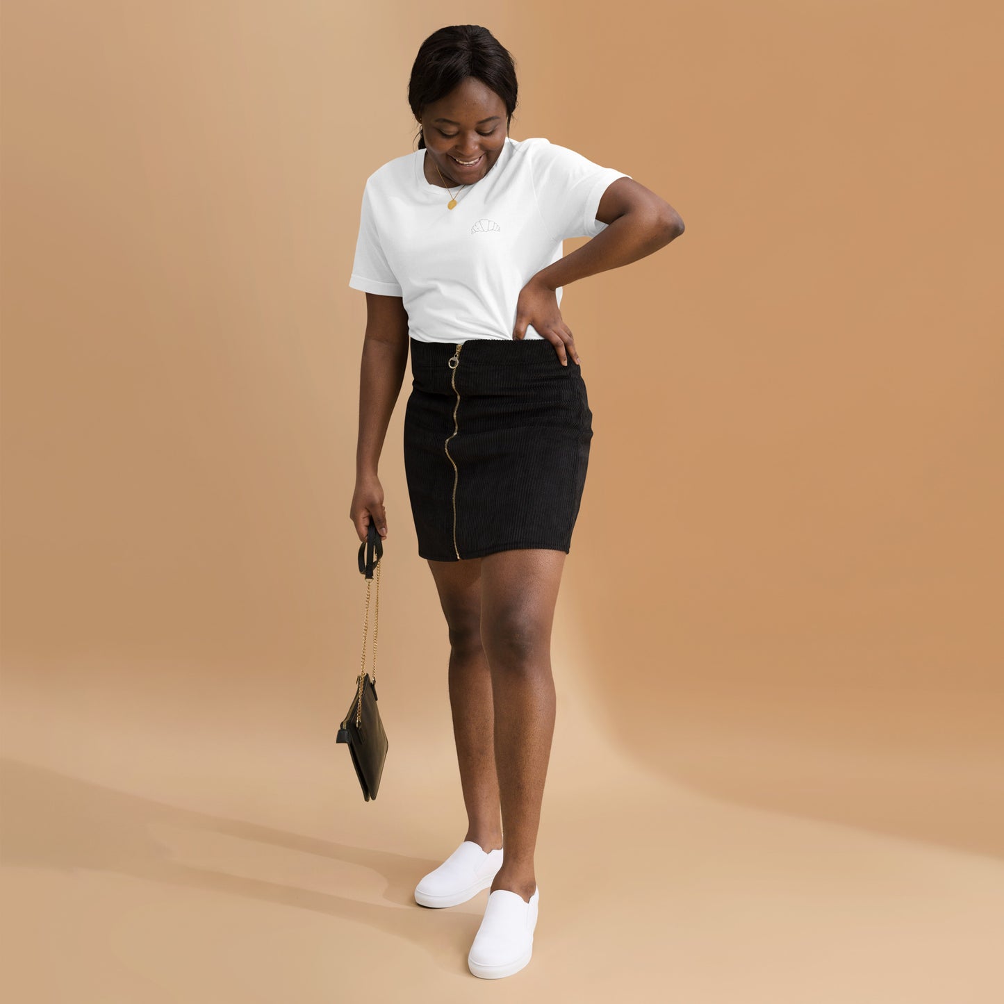 White Croissant Unisex t-shirt