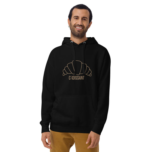 Gold Croissant Logo Unisex Hoodie