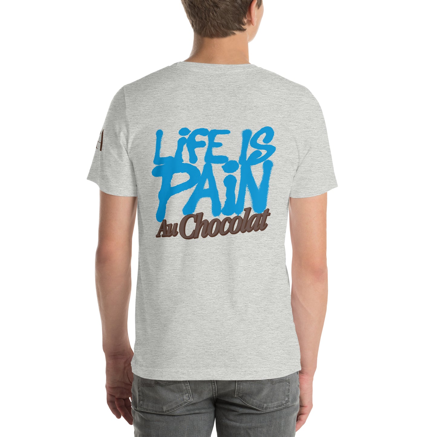 Lifs Is Pain Blue Unisex t-shirt