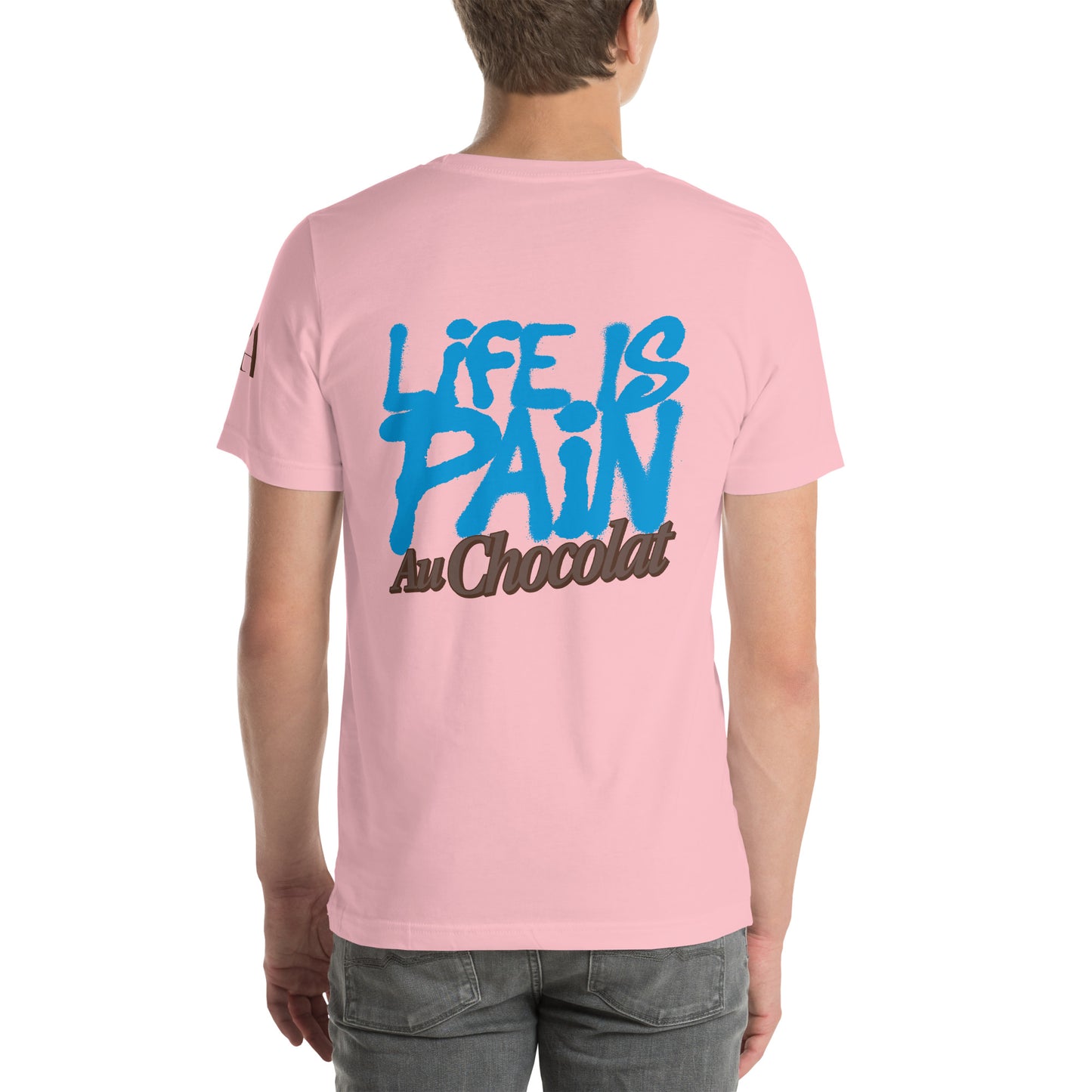 Lifs Is Pain Blue Unisex t-shirt