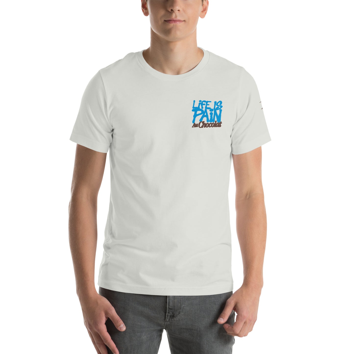 Lifs Is Pain Blue Unisex t-shirt