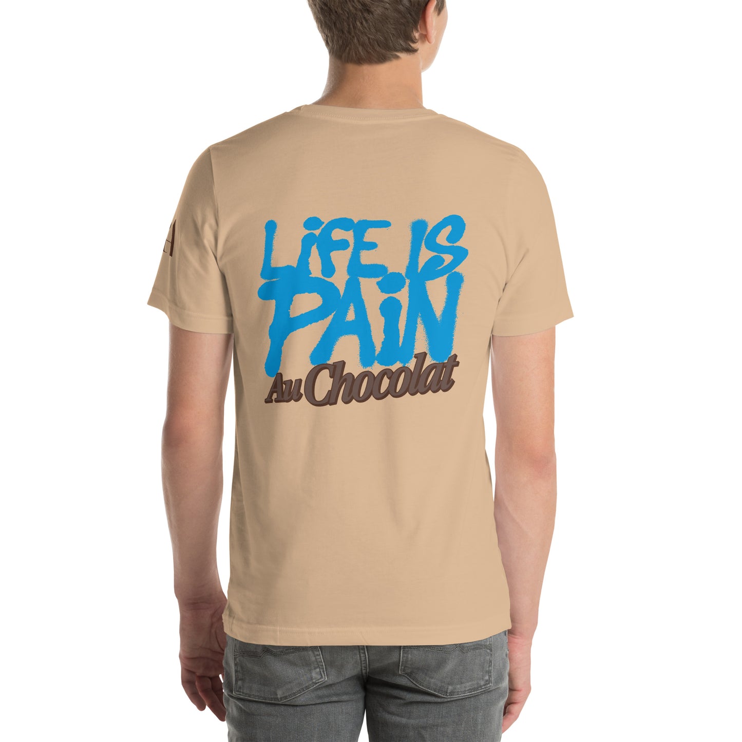 Lifs Is Pain Blue Unisex t-shirt