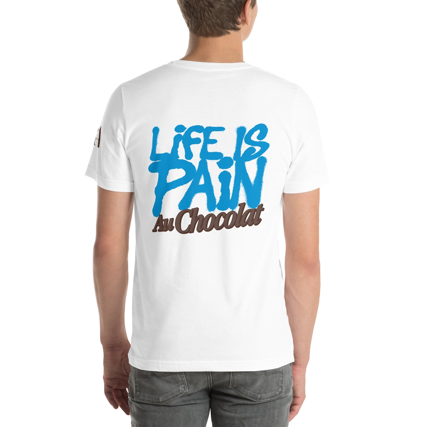 Lifs Is Pain Blue Unisex t-shirt